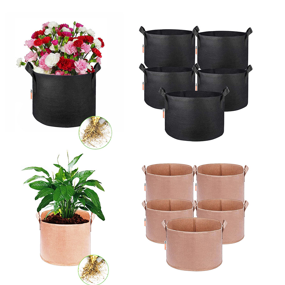 Aeration Fabric Pots - Gardening Plants Growing Pots